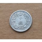 Япония, 10 сенов 1911 г., серебро 0.720, период Мэйдзи (1868-1912)