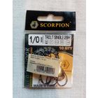 Крючки Scorpion TROUT SINGLE 2BH 1/0 (10 шт в упаковке) Корея