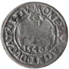 Великое Княжество Литовское, Русское и Жемайтское и Иных Земель. 1/2 гроша /паўгрош, полугрош/ 1546. Нечастая