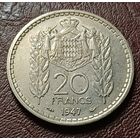 Монако 20 франков, 1947    ( 2-15-4 )
