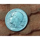 2 злотых 1934. Ядвига.