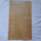 Газета Звезда, 16 мая 1919г. (оригинал).