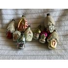 Ёлочные игрушки СССР. Домики