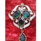 Брошь с камнями,Красивая,старого периода, без Минимальной цены