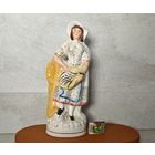 1860 е года , статуэтка торговка рыбой