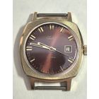 Часы большие мужские  позолоченные СССР. СЛАВА Au10  (Часы на ходу)