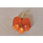 Янтарь. Брошь янтарная колокольчик Редкая