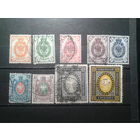 Россия, 1889/1892. Стандарт, герб, полная серия. Mi-45 евро гаш.