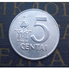 5 центов 1991 Литва #04
