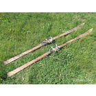 Деревянные лыжи с армейскими креплениями на реконструкцию РККА ОБМЕН!