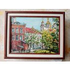 Картина Ушалова Анна "Витебские дворики", холст на оргалите, масло, 30х40, 2017г.