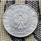 Польша 5 злотых 1935 года. Юзеф Пилсудский. Сторгуй за свою цену, предложи обмен!