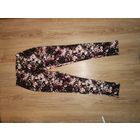 Джеггинсы Warehouse в цветочный принт, очень плотные, р.42-44. Новые