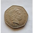 Великобритания 50 пенсов, 2013 100 лет со дня рождения Кристофера Айронсайда