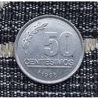 Уругвай 50 сентесимо (центов) 1998 года. Новогодняя ликвидация!