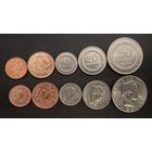 Колумбия Набор 5 монет 1967 - 1978 год UNC