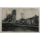 Развалины церкви в Kranhofen (нем.) (Graincourt, франц.), Лотарингия, Первая мировая, Западный театр военных действий, разрешённая германской военной цензурой открытка No.2337, подписана 16.02.1918