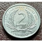 Восточные Карибы 2 цента, 2008    ( 2-1-7 )