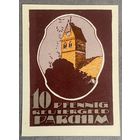 Нотгельд , 10 пфеннигов, Пархим 1922 год. Веймарская республика