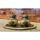 Комплект солонок латунных из Индии