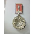 Игрушка на ёлку , Снежинка , винтаж , стекло , СССР . С рубля