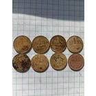Лот монет 1 коп. 8шт. 26 27 31 32 35 46 48 76