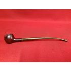 С рубля без мц. трубка курительная длиная ВРК Churchwarden 62 67, бриар эбонит, Чехия. длина 28см. диам чаши 3.4см. высота чаши 3.3см.