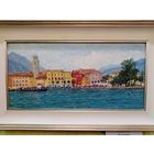 Кондрусевич П. "Riva del Garda", 20х40см. 2019г. х.м.