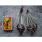 Елочная игрушка из стекляруса - "маленькая корзинка"