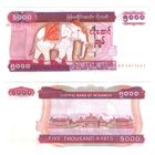 Бирма (Мьянма) 5000 кьят 2009 год UNC