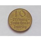 Данциг 10 пфеннигов 1932 г.