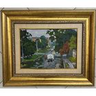 Маслеников П.В;Нар.худ;"Минск",1973г.К/М. р.45.5х55,5 см.