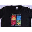 HOLLYWOOD BITLS Майка Черная Принт Битлз Размер L