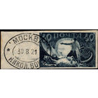 РСФСР-1921. Стандартный выпуск. Гашение. Редкость. СК 7 I. 10 000 российских рублей по каталогу Загорского.