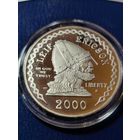 1 доллар США 2000г. Серебро.
