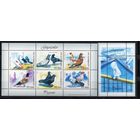 Азербайджан 2007. Фауна птицы. Голуби  лист+блок (263)