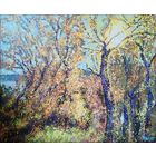 Картина Кравченко Алексей "Золотая россыпь осени", х.м., 65х85см.