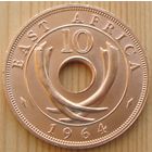 Британская Восточная Африка. 10 центов 1964 года  KM#35  Тираж: 10.002.000 шт