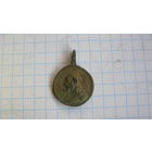 Медальон католический. Бронза, литье.