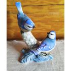 Статуэка "Две синички",фарфор,Unterweissbach