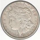 США 1 доллар 1921 года. Морган. Буква D. Серебро. Состояние аUNC!