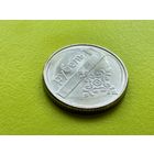 Республика Беларусь (РБ). 1 рубль 2009. Брак заготовки + смещение. Торг.