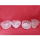 С рубля без мц. вазы хрустальные СССР, высота от 7 до 14см. диам 11-14см.