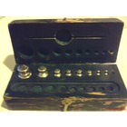 Набор гирек  ЛГЗ в деревянной коробке 1955 г