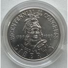 США 1/2 доллар (50 центов) 1989 г. 200 лет Конгрессу