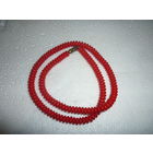 Чешские Старинные Бусы Коралл