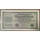 Банкнота 1000 марок 1922 год. Веймарская республика. НЕ БЫЛА В ОБОРОТЕ.