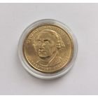 1 доллар 2007 г. Джордж Вашингтон. С рубля