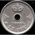 Норвегия 25 эре 1950 г. КМ#384 (21-4)