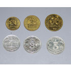 Таджикистан 2018 компл. 6 мон. ходячка 10,20,50 дирам, 1,3,5 сомони AUNC